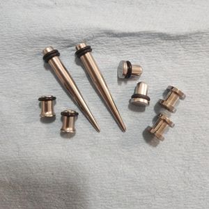 2g steel tapers, plugs and tunnels